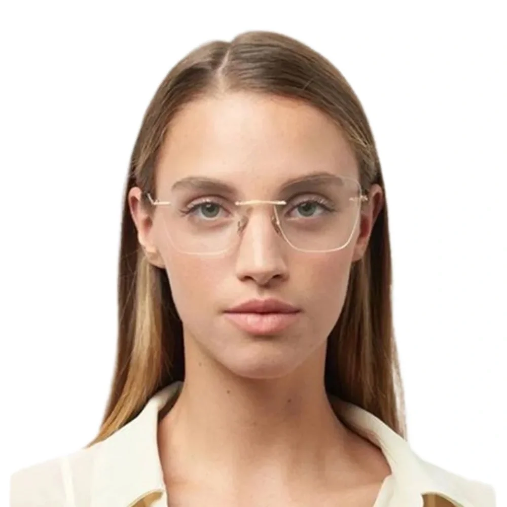 JIMMY CHOO | New Eyeglasses Eyewear Single Bridge Rimless Frames Lux Luxury